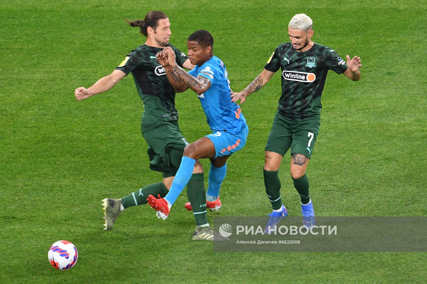 Футбол. РПЛ. Матч "Зенит" - "Краснодар"