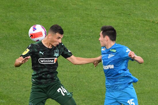 Футбол. РПЛ. Матч "Зенит" - "Краснодар"