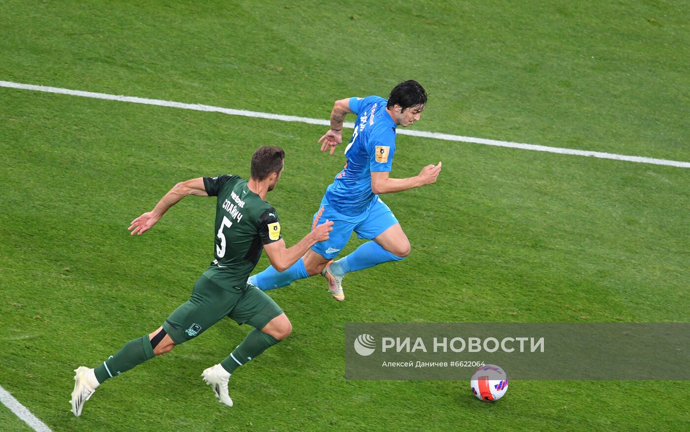 Футбол. РПЛ. Матч "Зенит" - "Краснодар"