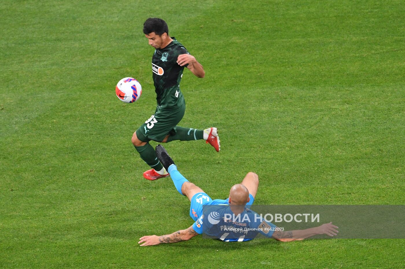 Футбол. РПЛ. Матч "Зенит" - "Краснодар"