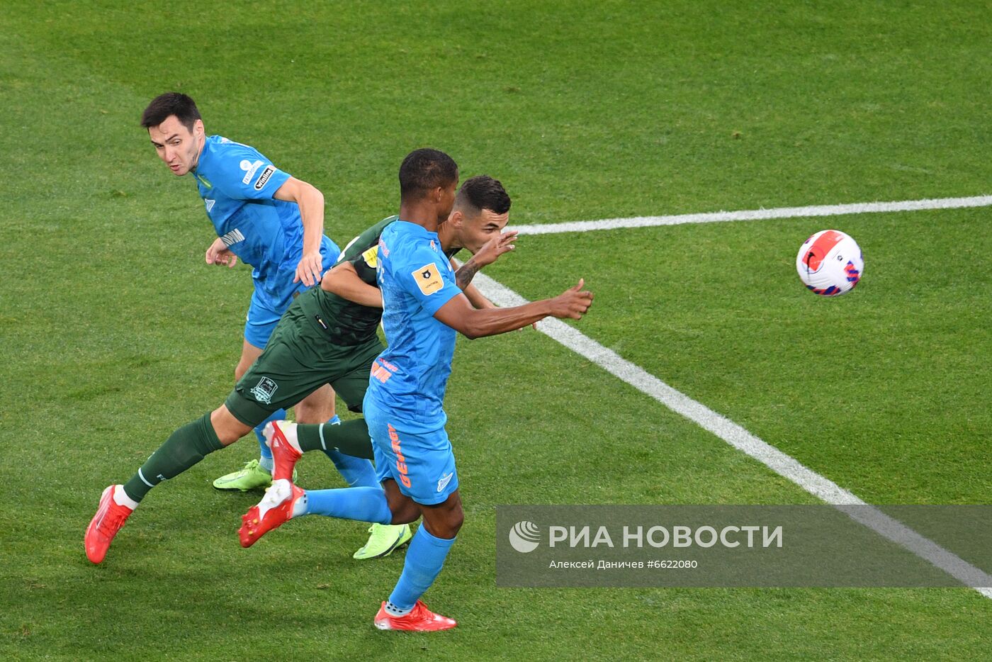 Футбол. РПЛ. Матч "Зенит" - "Краснодар"