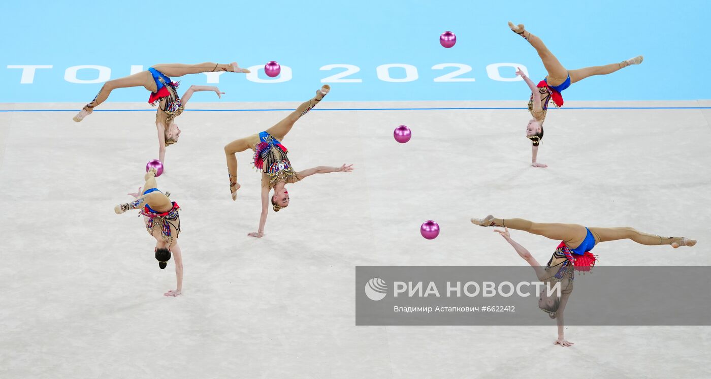 Олимпиада-2020. Художественная гимнастика. Групповое многоборье