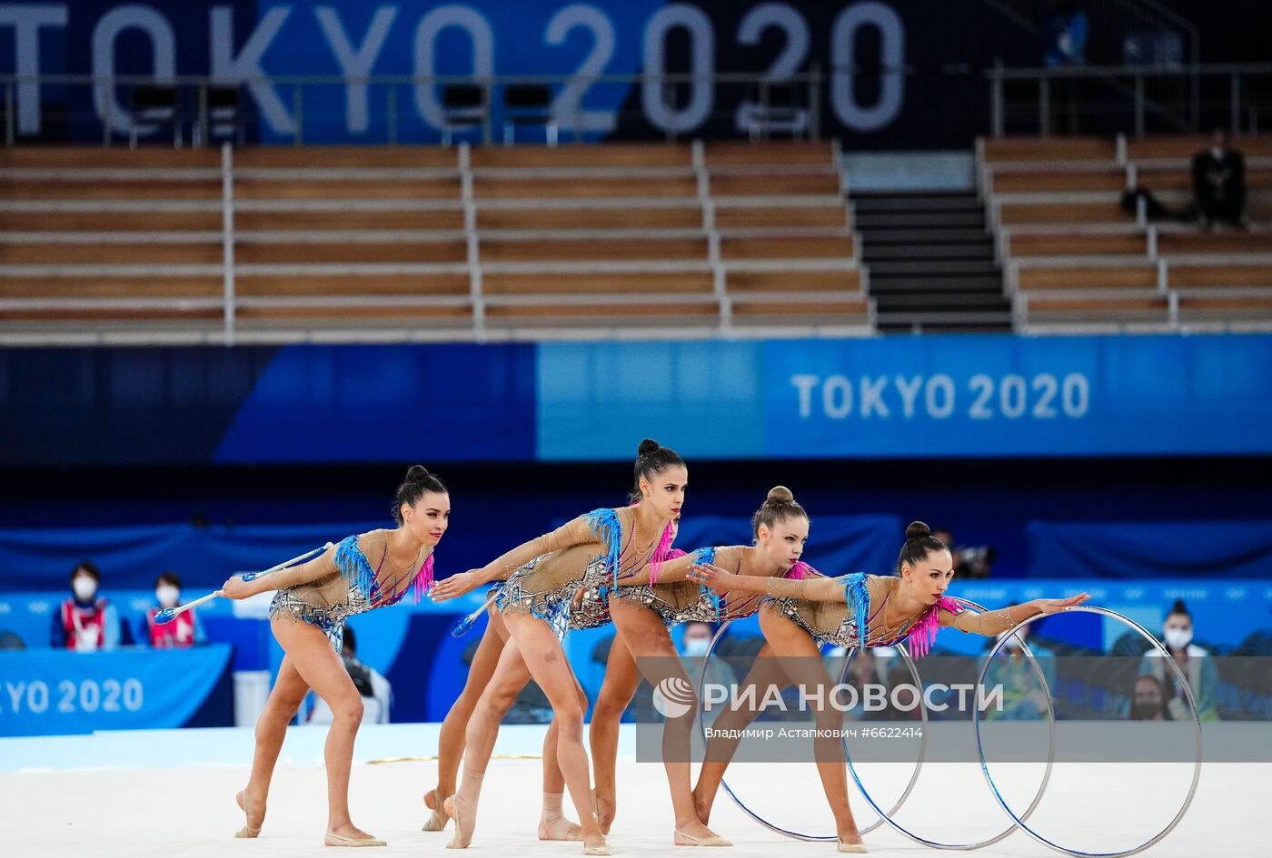 Олимпиада-2020. Художественная гимнастика. Групповое многоборье | РИА  Новости Медиабанк