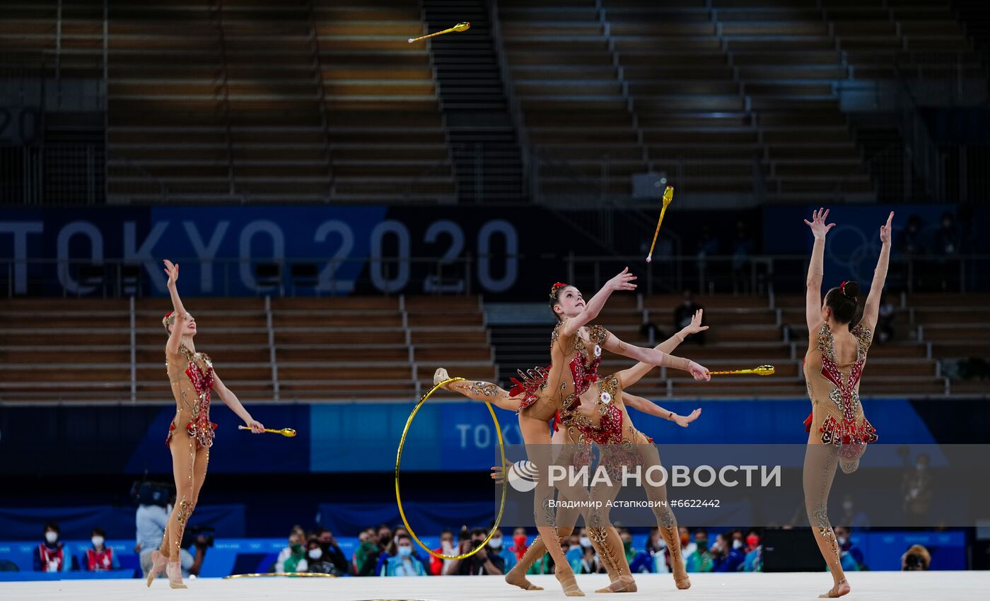 Олимпиада-2020. Художественная гимнастика. Групповое многоборье