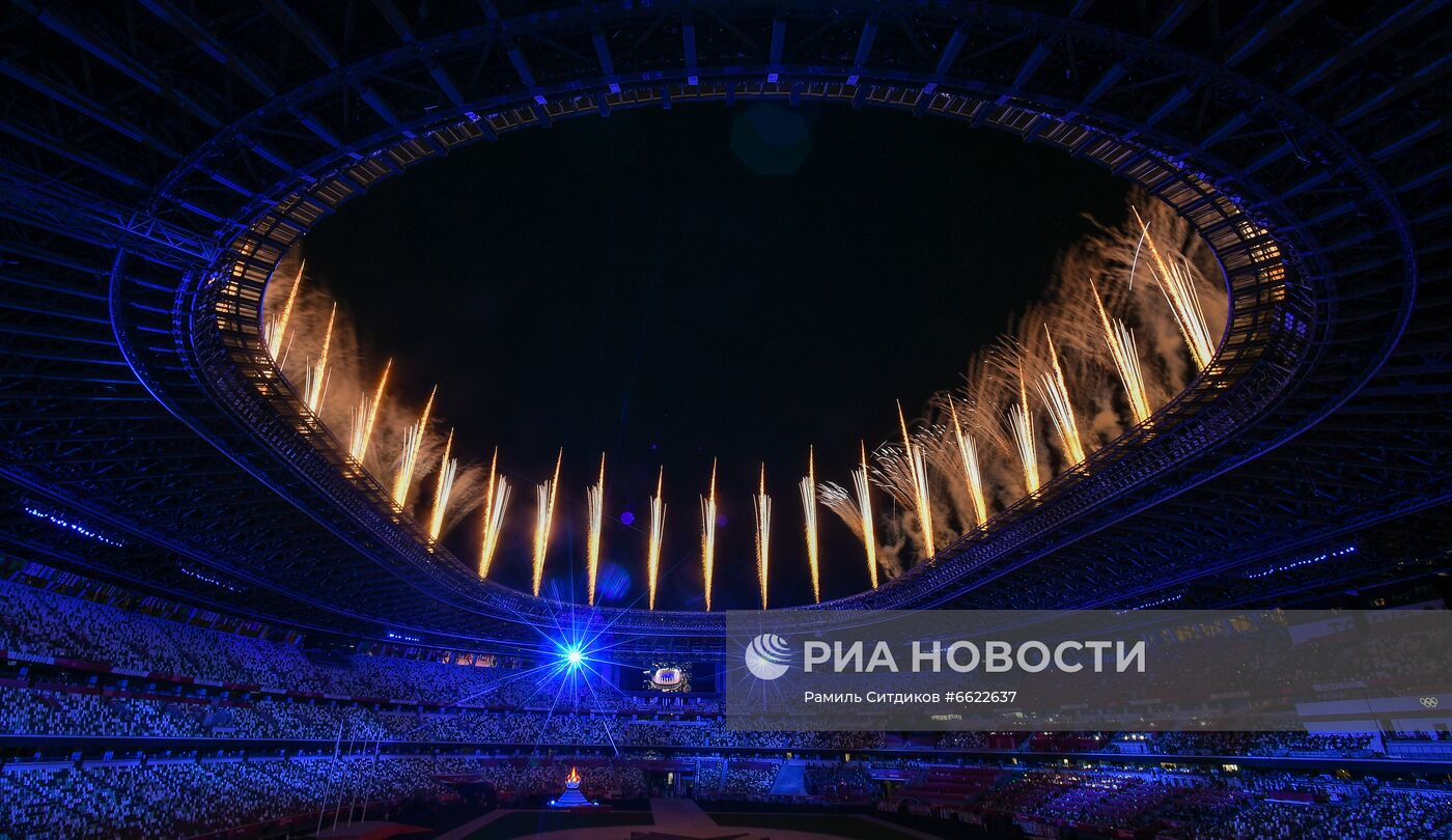Церемония закрытия XXXII летних Олимпийских игр в Токио