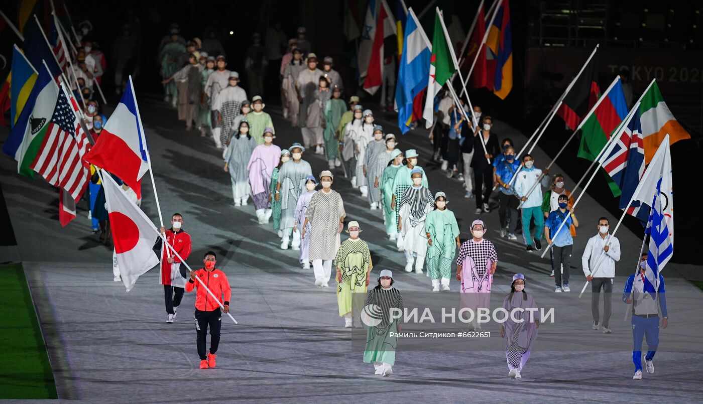 Церемония закрытия XXXII летних Олимпийских игр в Токио