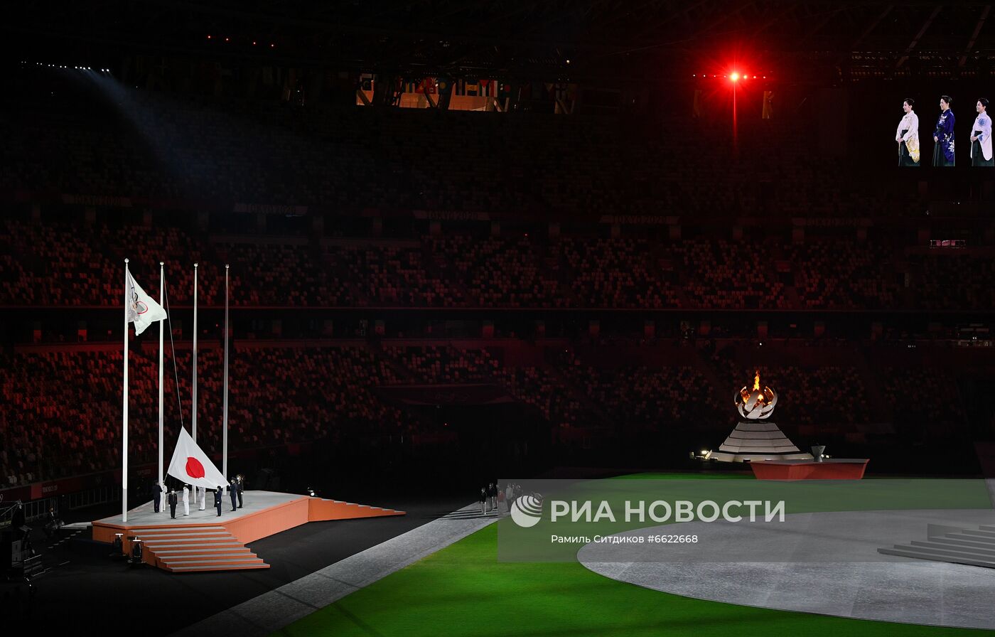 Церемония закрытия XXXII летних Олимпийских игр в Токио