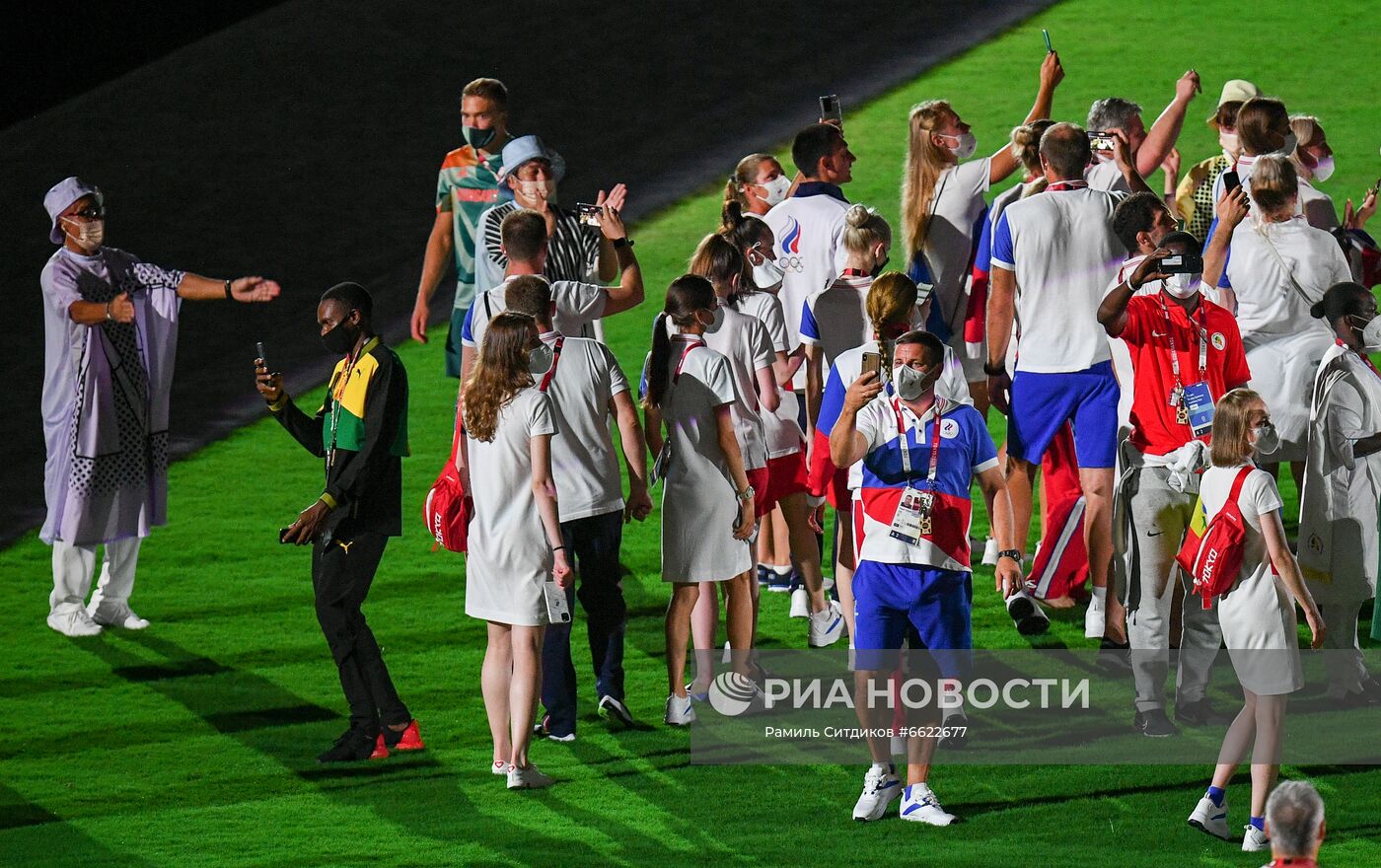 Церемония закрытия XXXII летних Олимпийских игр в Токио