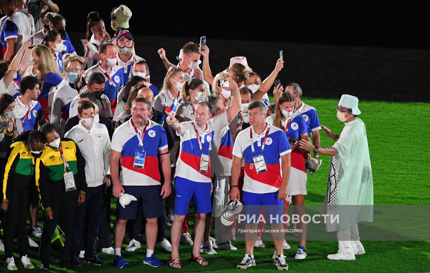 Церемония закрытия XXXII летних Олимпийских игр в Токио