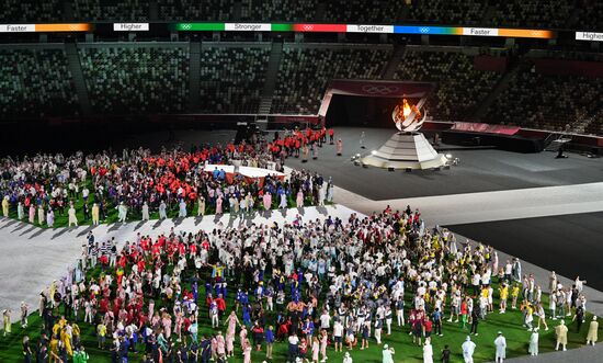 Церемония закрытия XXXII летних Олимпийских игр в Токио
