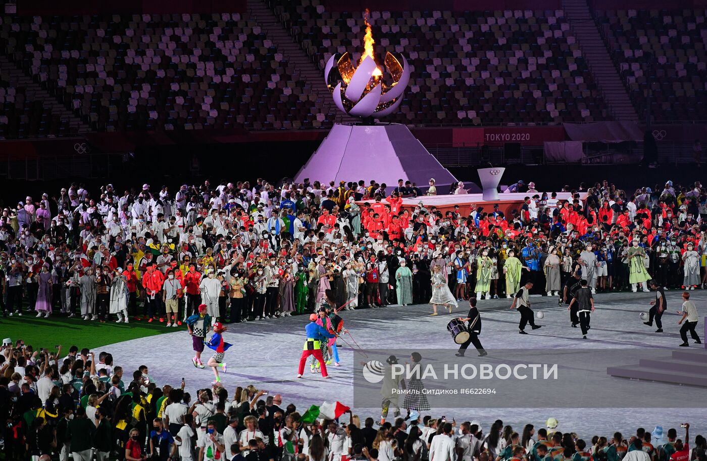 Церемония закрытия XXXII летних Олимпийских игр в Токио