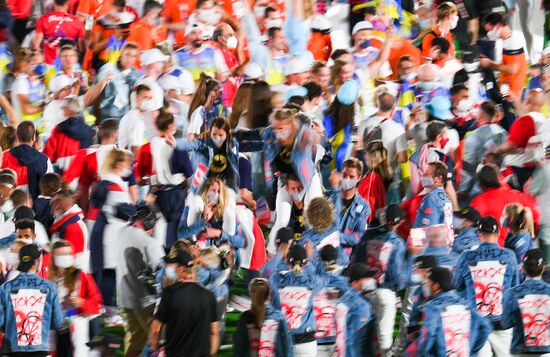 Церемония закрытия XXXII летних Олимпийских игр в Токио