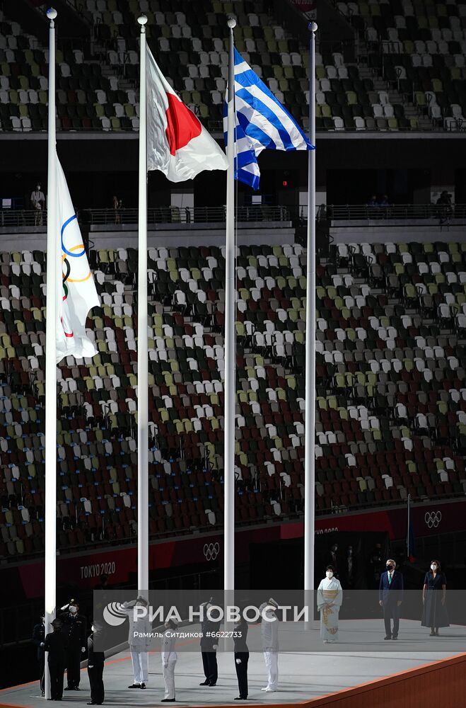 Церемония закрытия XXXII летних Олимпийских игр в Токио