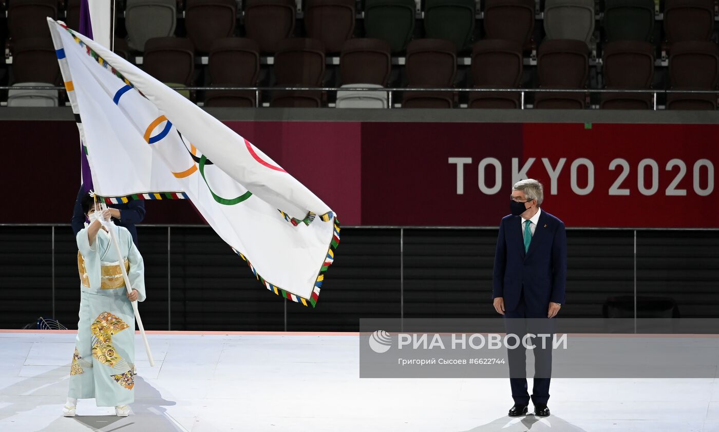 Церемония закрытия XXXII летних Олимпийских игр в Токио