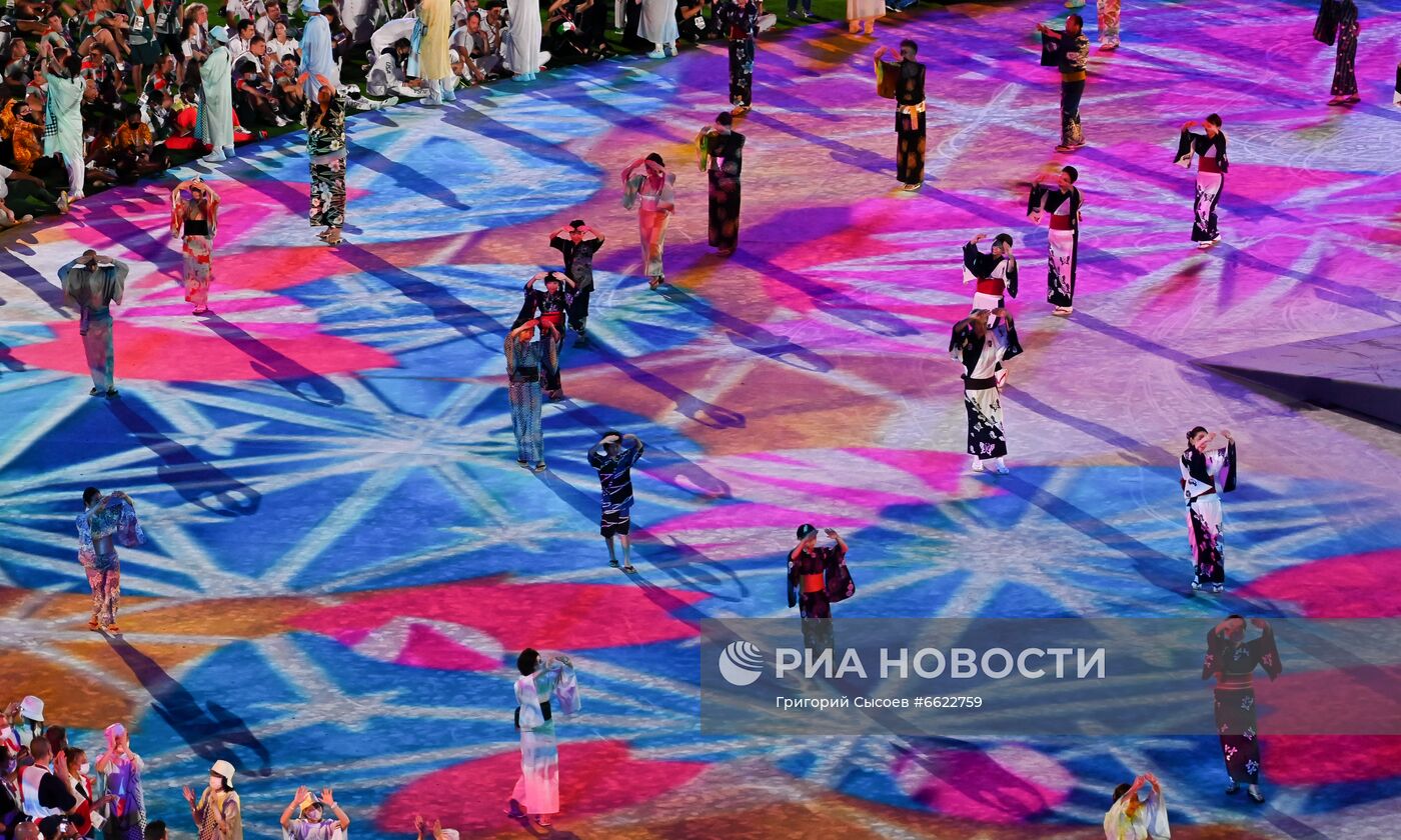 Церемония закрытия XXXII летних Олимпийских игр в Токио