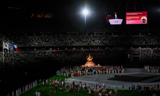 Церемония закрытия XXXII летних Олимпийских игр в Токио