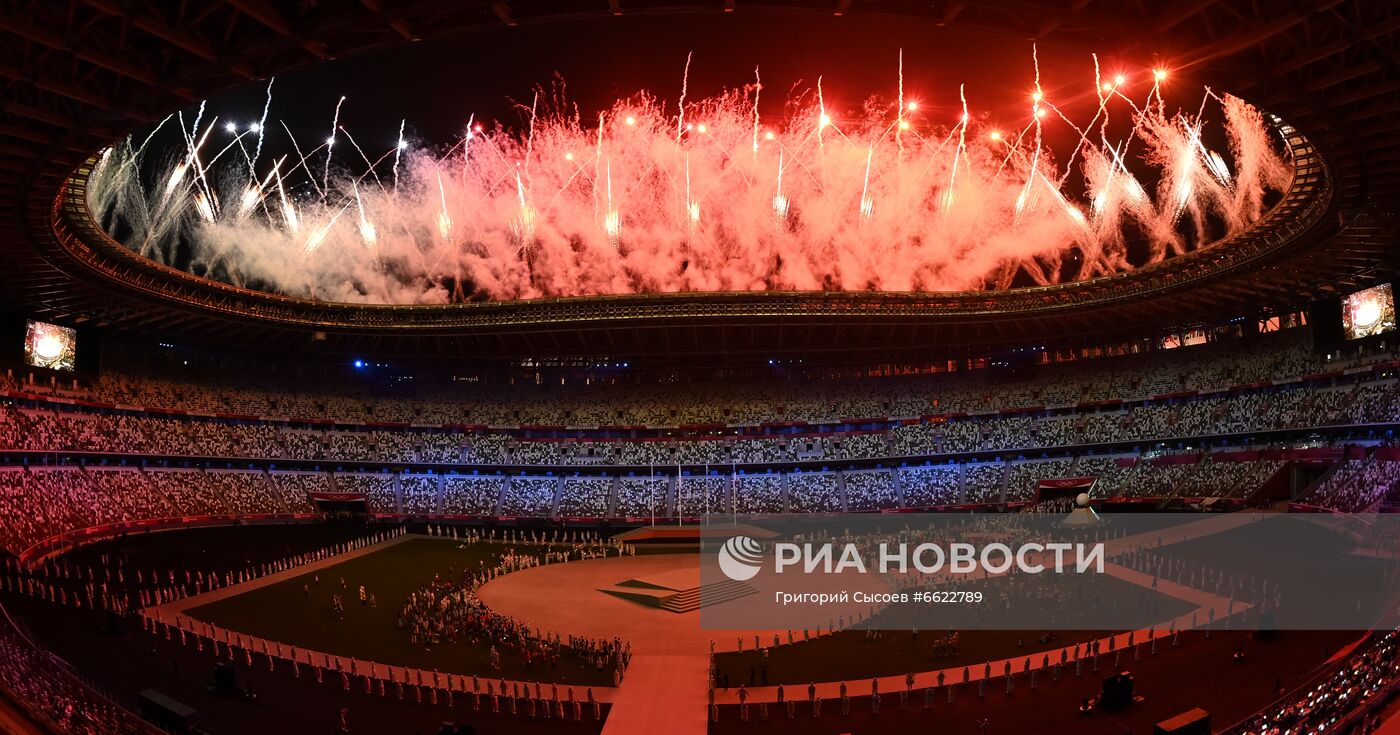 Церемония закрытия XXXII летних Олимпийских игр в Токио