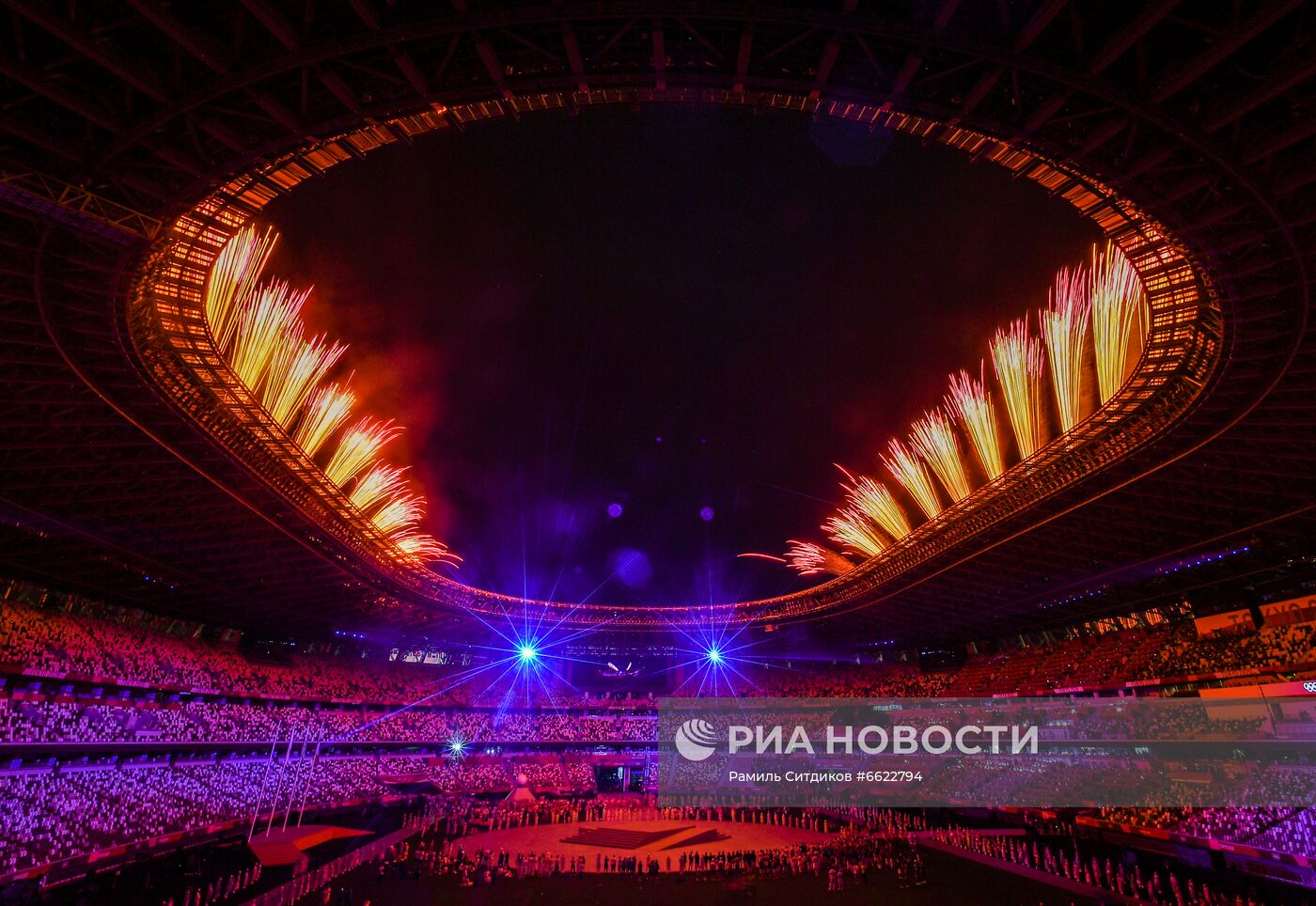 Церемония закрытия XXXII летних Олимпийских игр в Токио