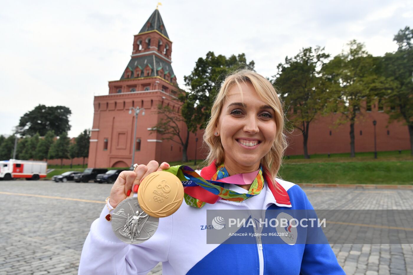 Концерт в честь олимпийской сборной России на Красной площади