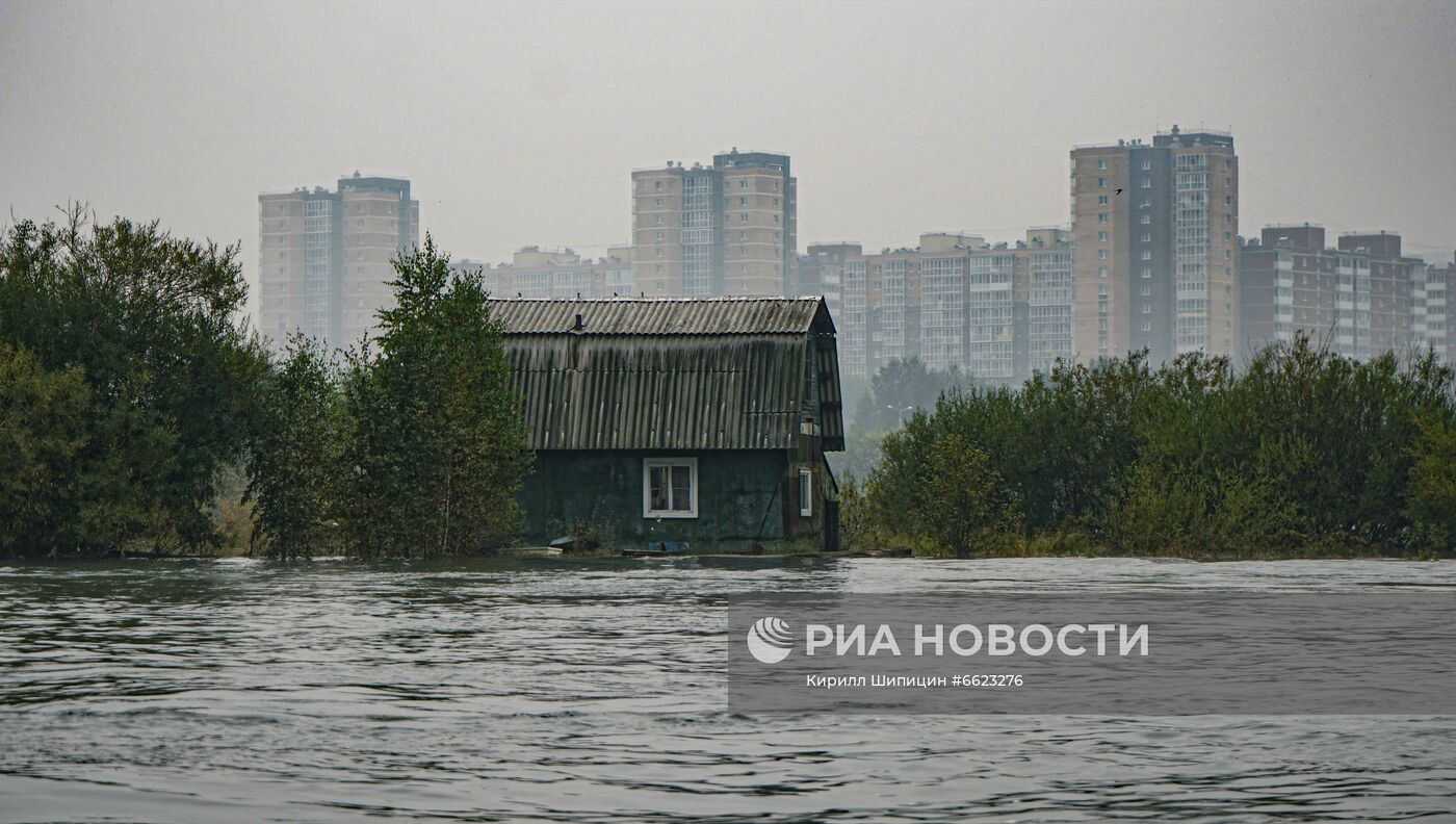 Паводок в Иркутске