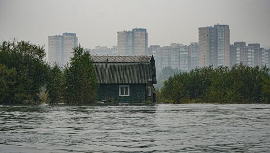 Паводок в Иркутске