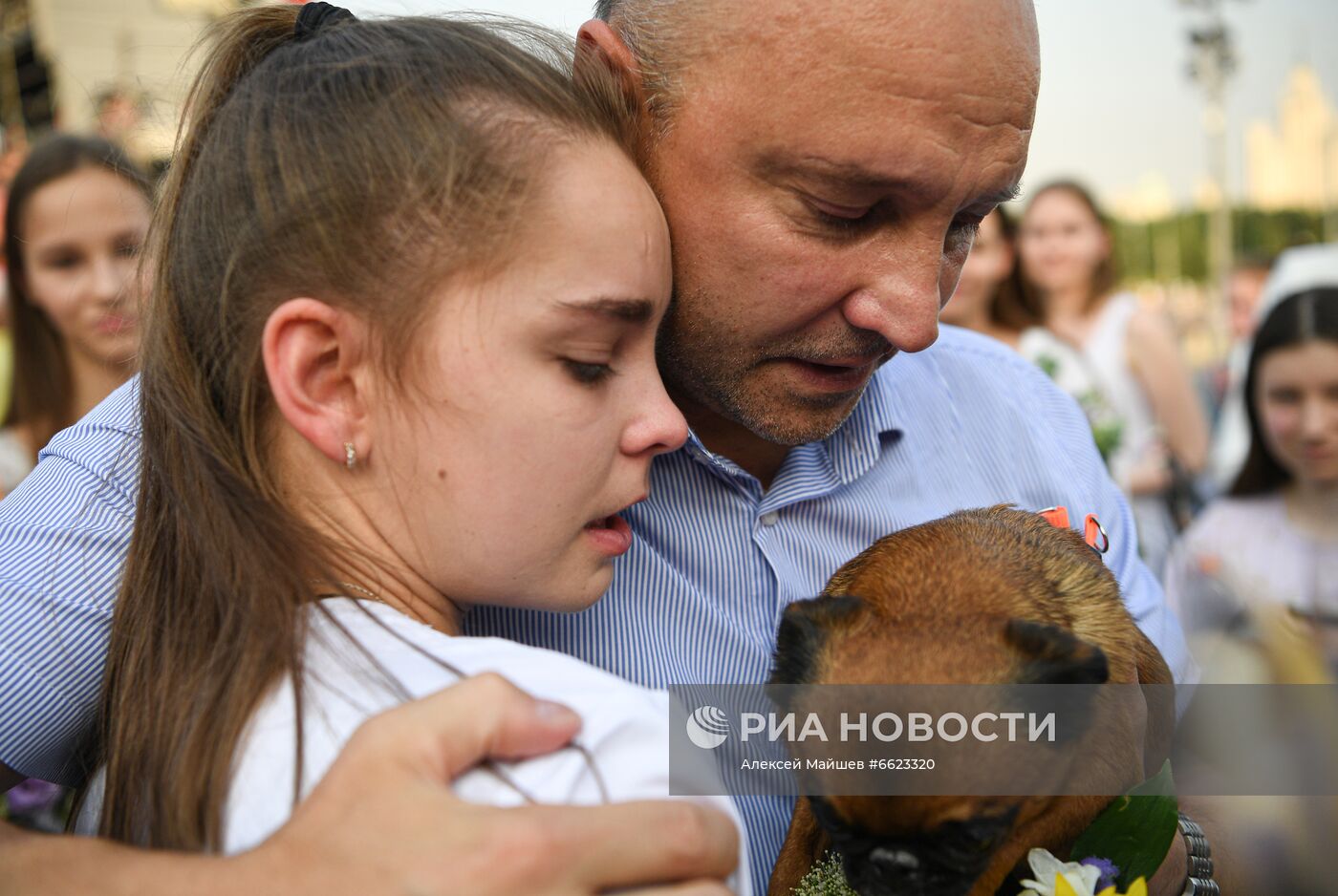 Торжественная встреча олимпийцев на Красной площади