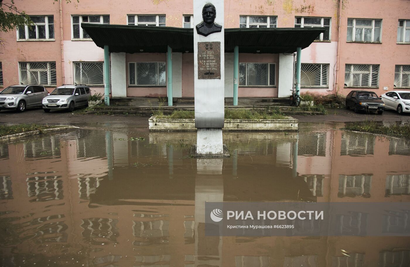 Потоп из-за ливней в Вологде