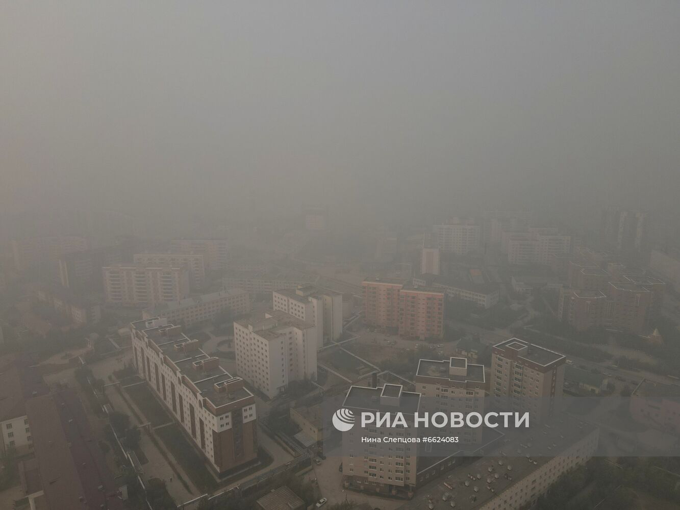 Смог в Якутске