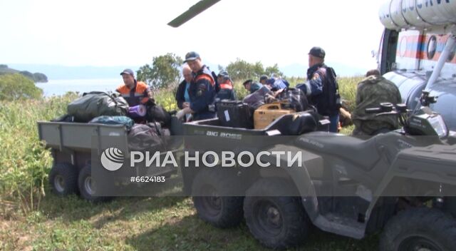 Крушение вертолёта МИ-8 на Камчатке