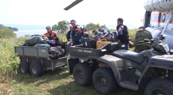 Крушение вертолёта МИ-8 на Камчатке