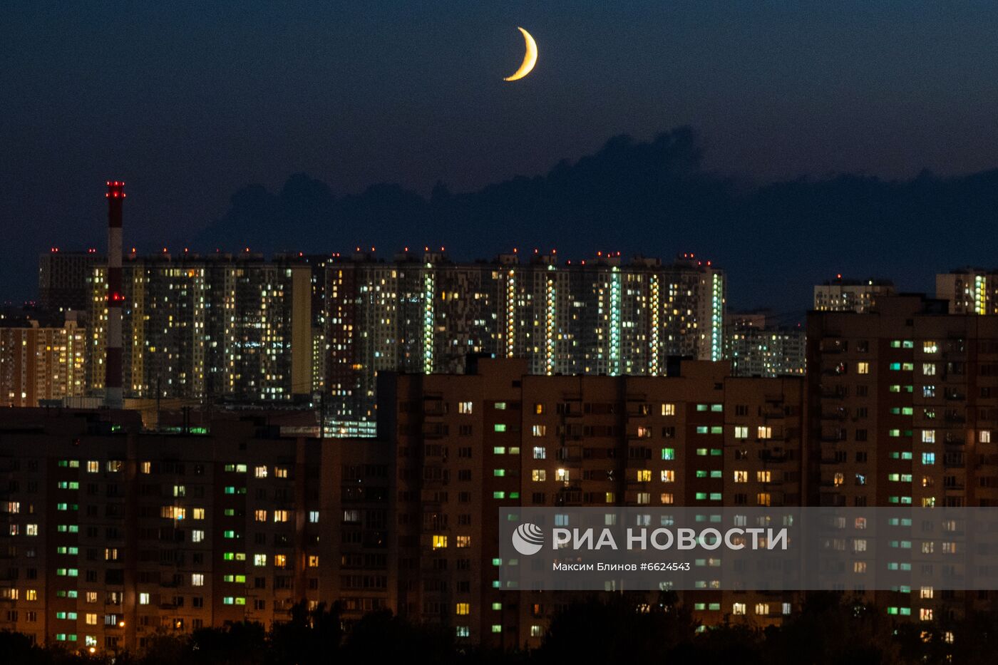 Луна в Москве