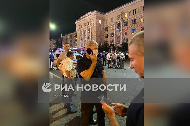 Взрыв в автобусе в Воронеже