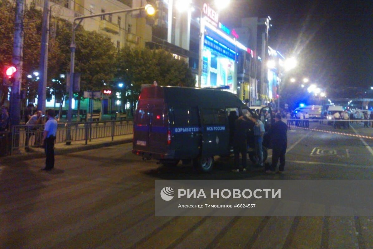 Взрыв в автобусе в Воронеже