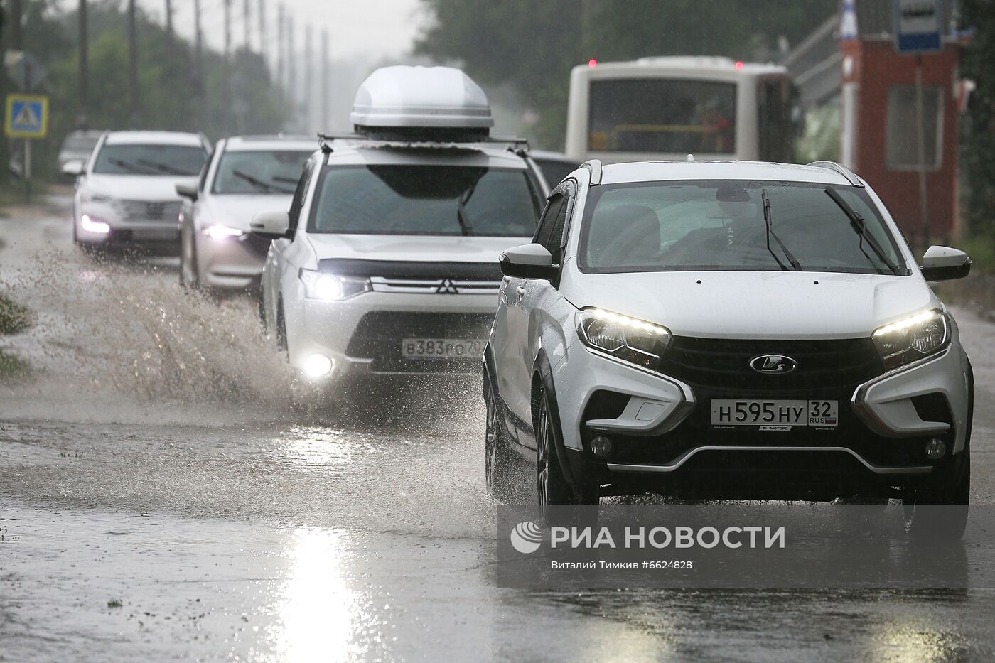 Подтопления в Краснодарском крае из-за обильных осадков