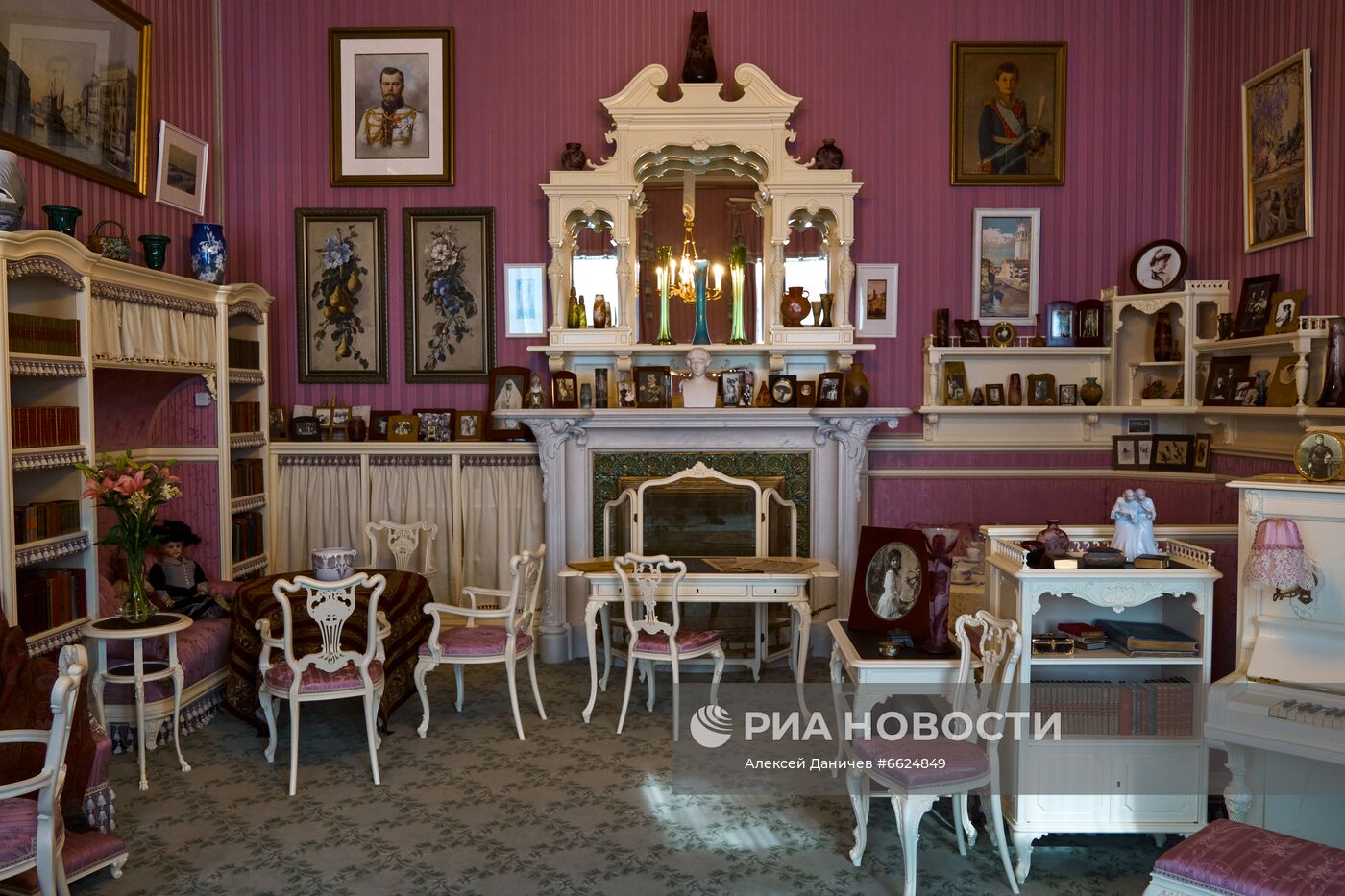 Открытие после реставрации интерьеров Александровского дворца в Царском селе