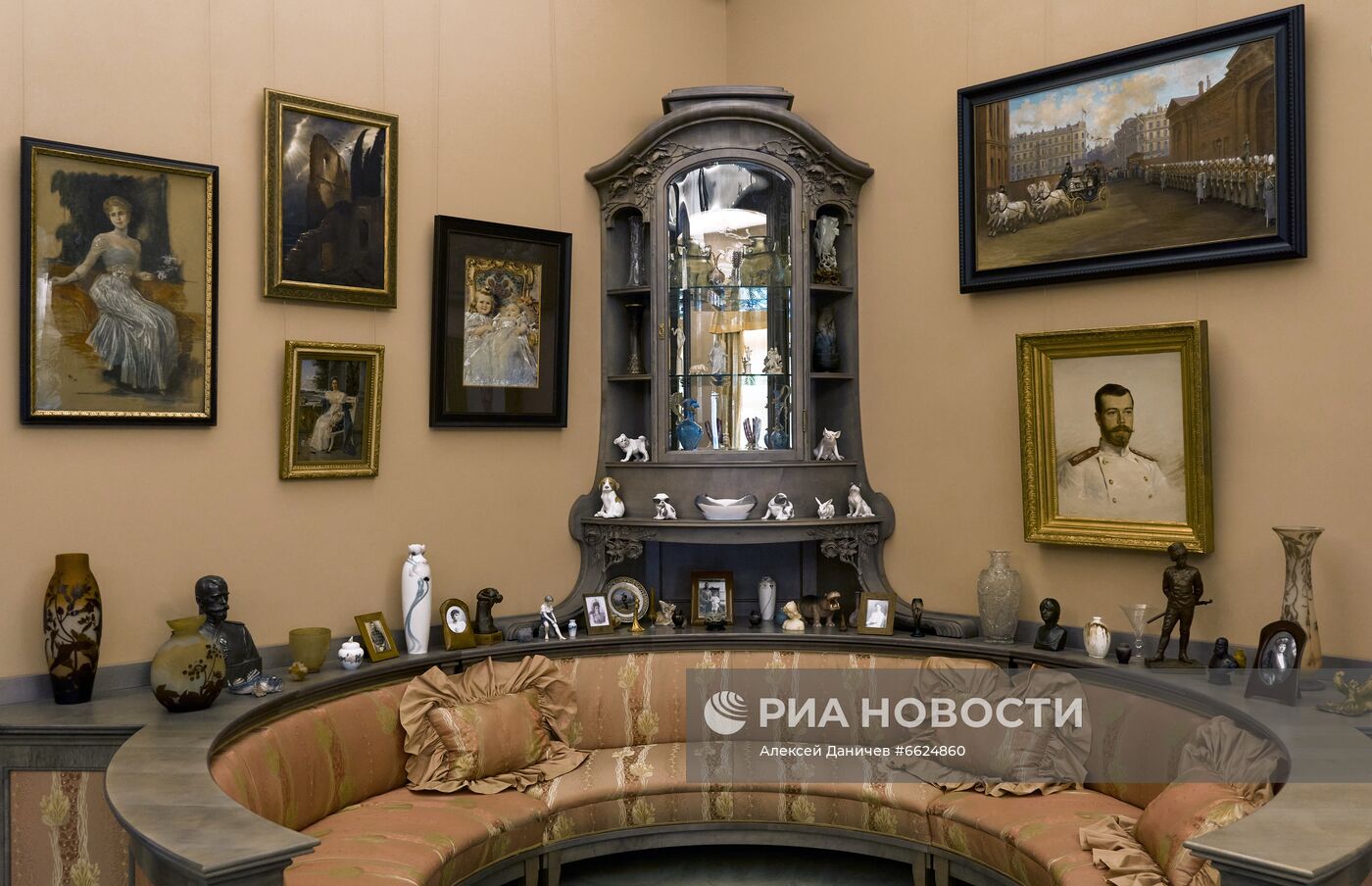 Открытие после реставрации интерьеров Александровского дворца в Царском селе