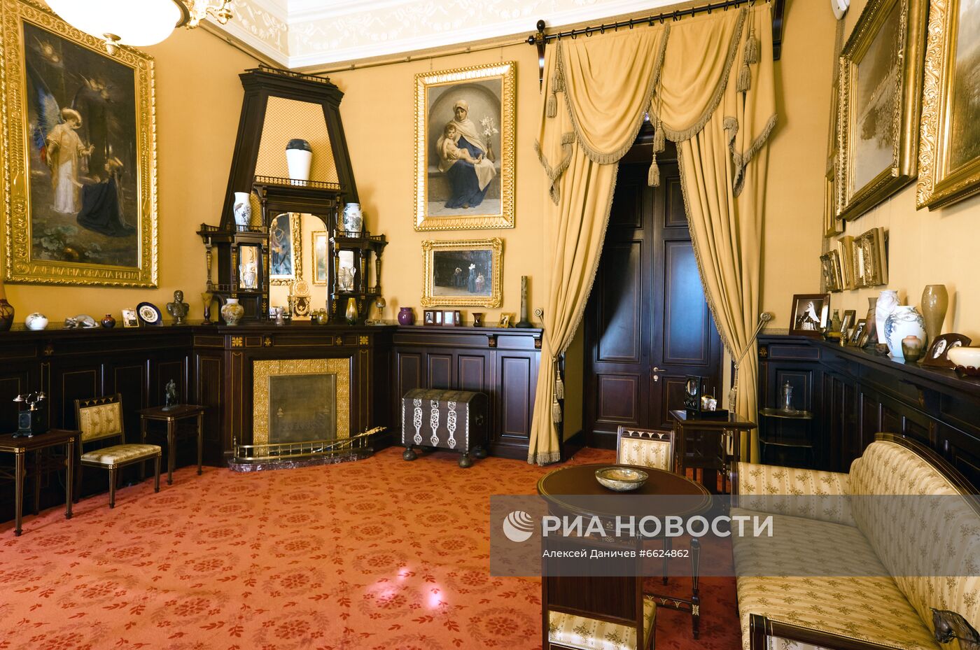 Открытие после реставрации интерьеров Александровского дворца в Царском селе