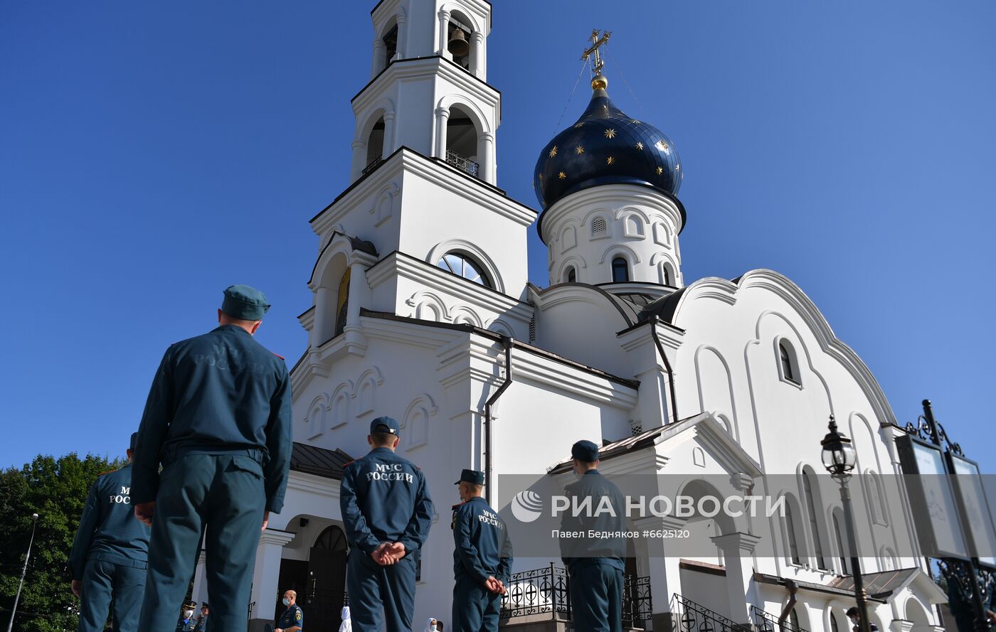 Освящение главного храма МЧС России 