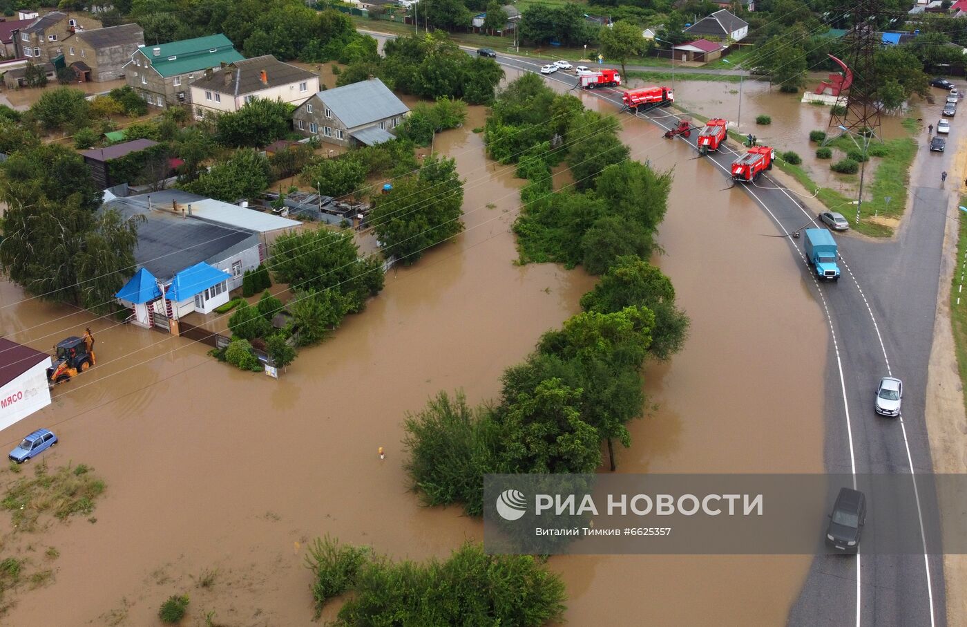 Затопления в Краснодарском крае