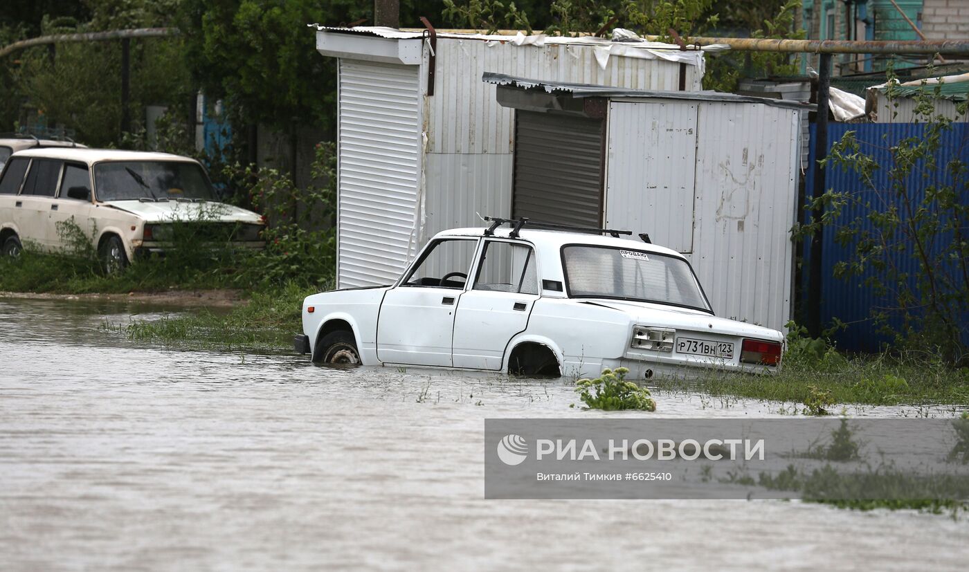 Затопления в Краснодарском крае