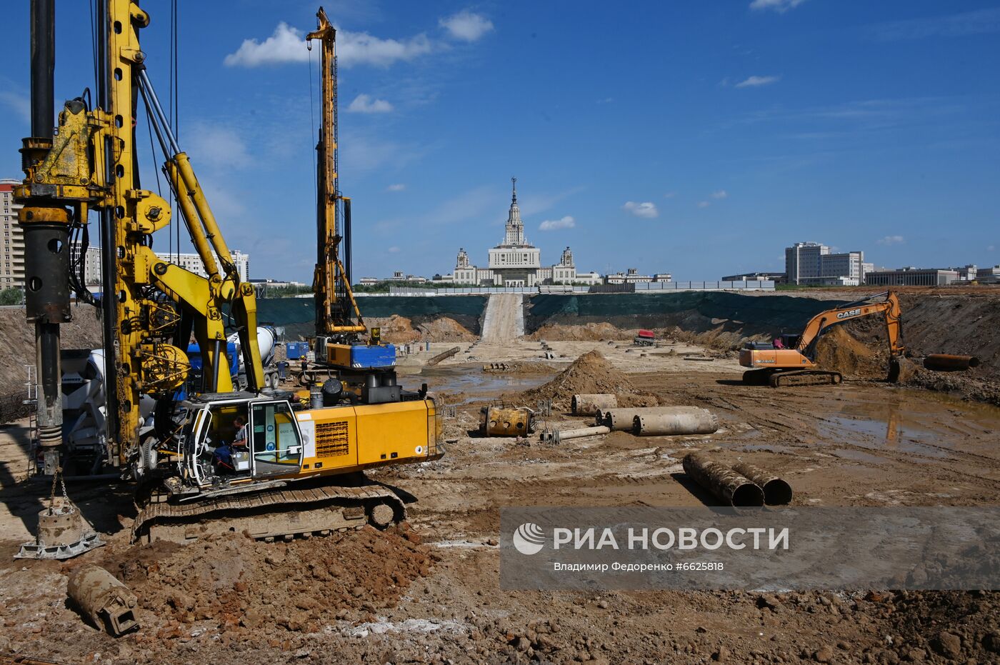 Строительство инновационного научно-технологического центра МГУ "Воробьевы горы"