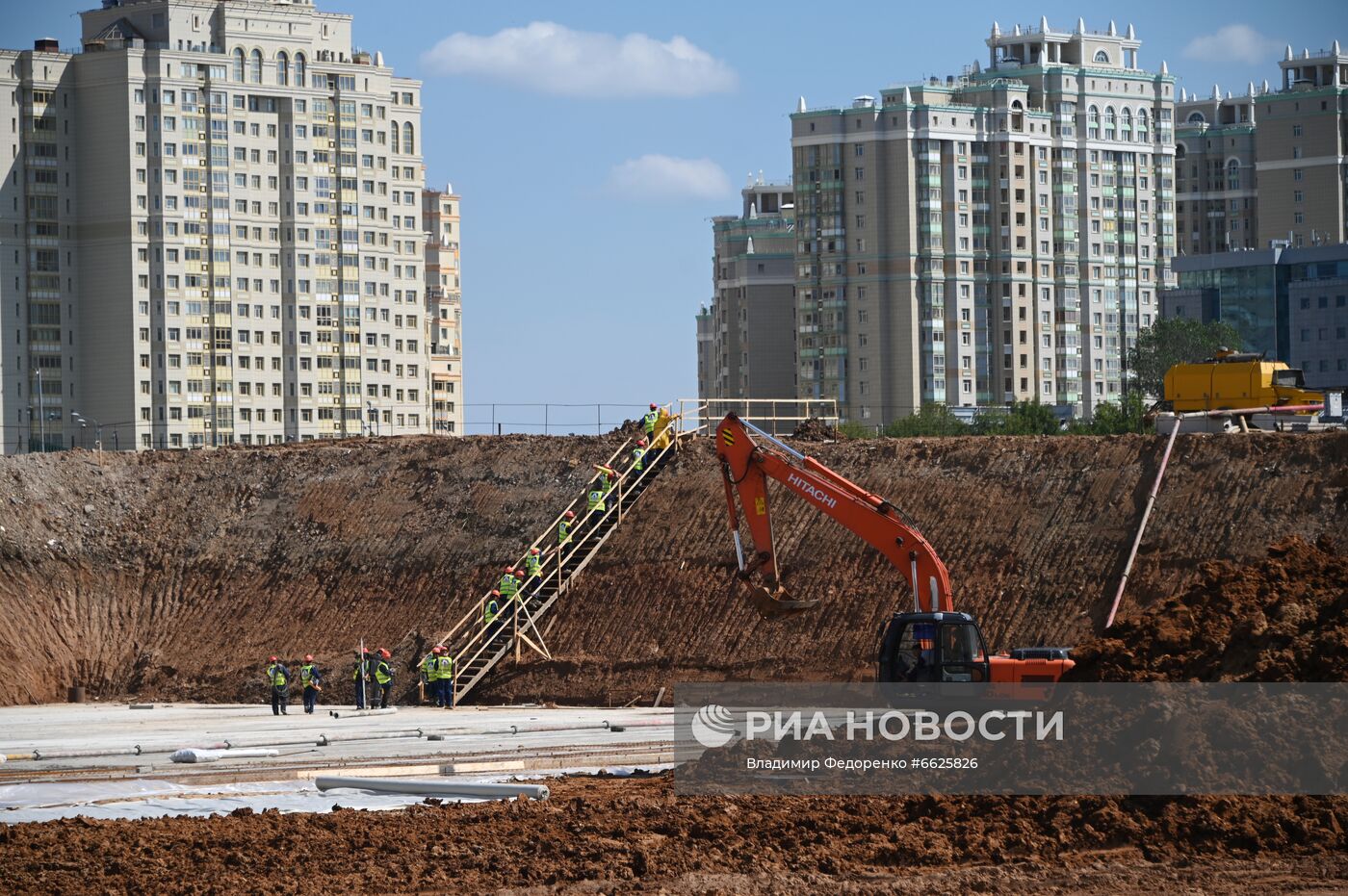 Строительство инновационного научно-технологического центра МГУ "Воробьевы горы"