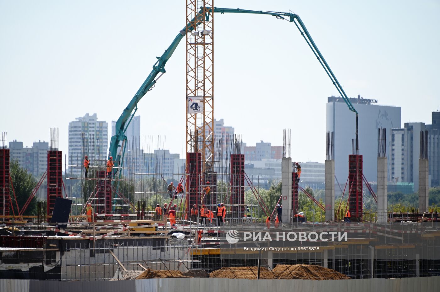 Строительство инновационного научно-технологического центра МГУ "Воробьевы горы"