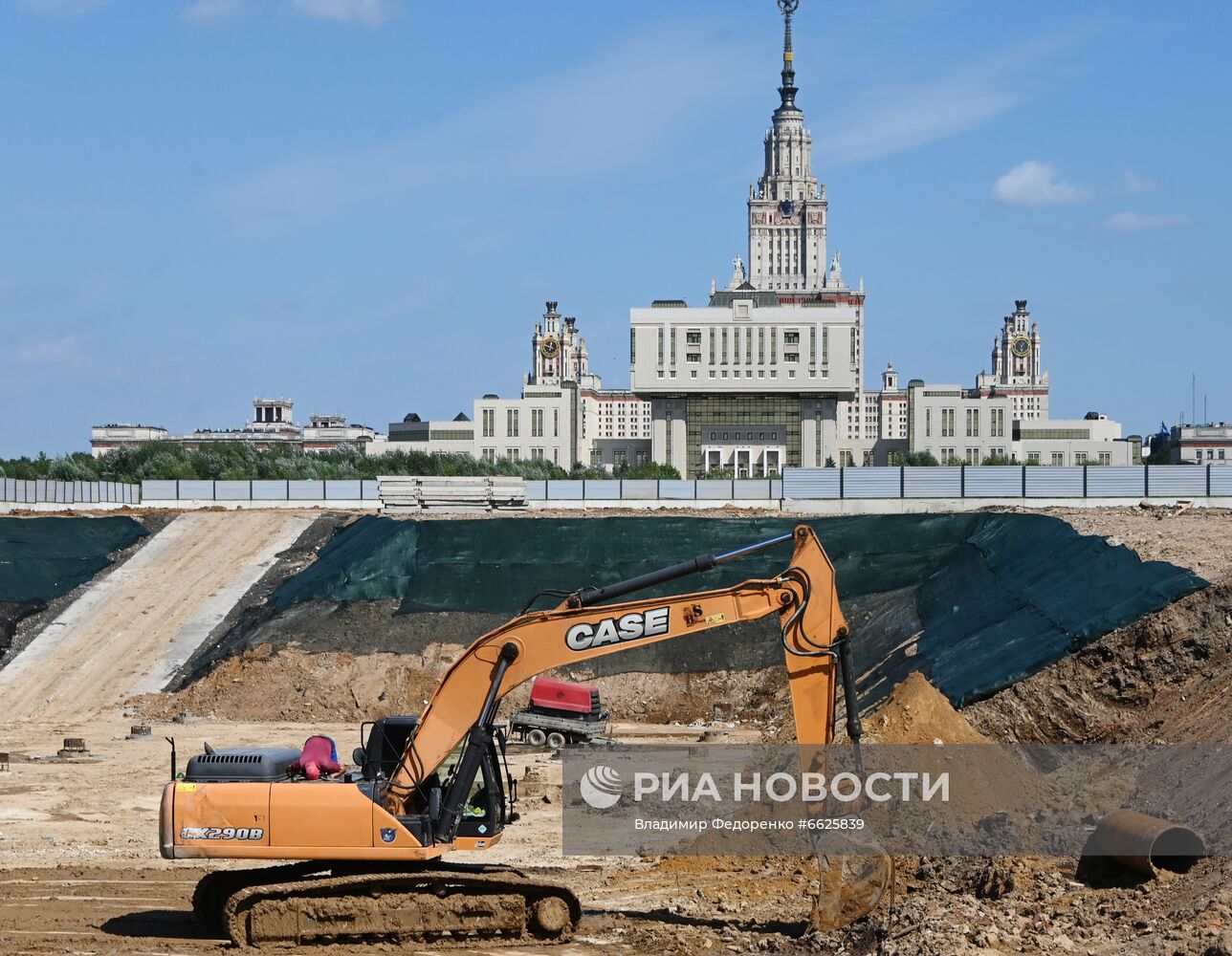 Строительство инновационного научно-технологического центра МГУ "Воробьевы горы"