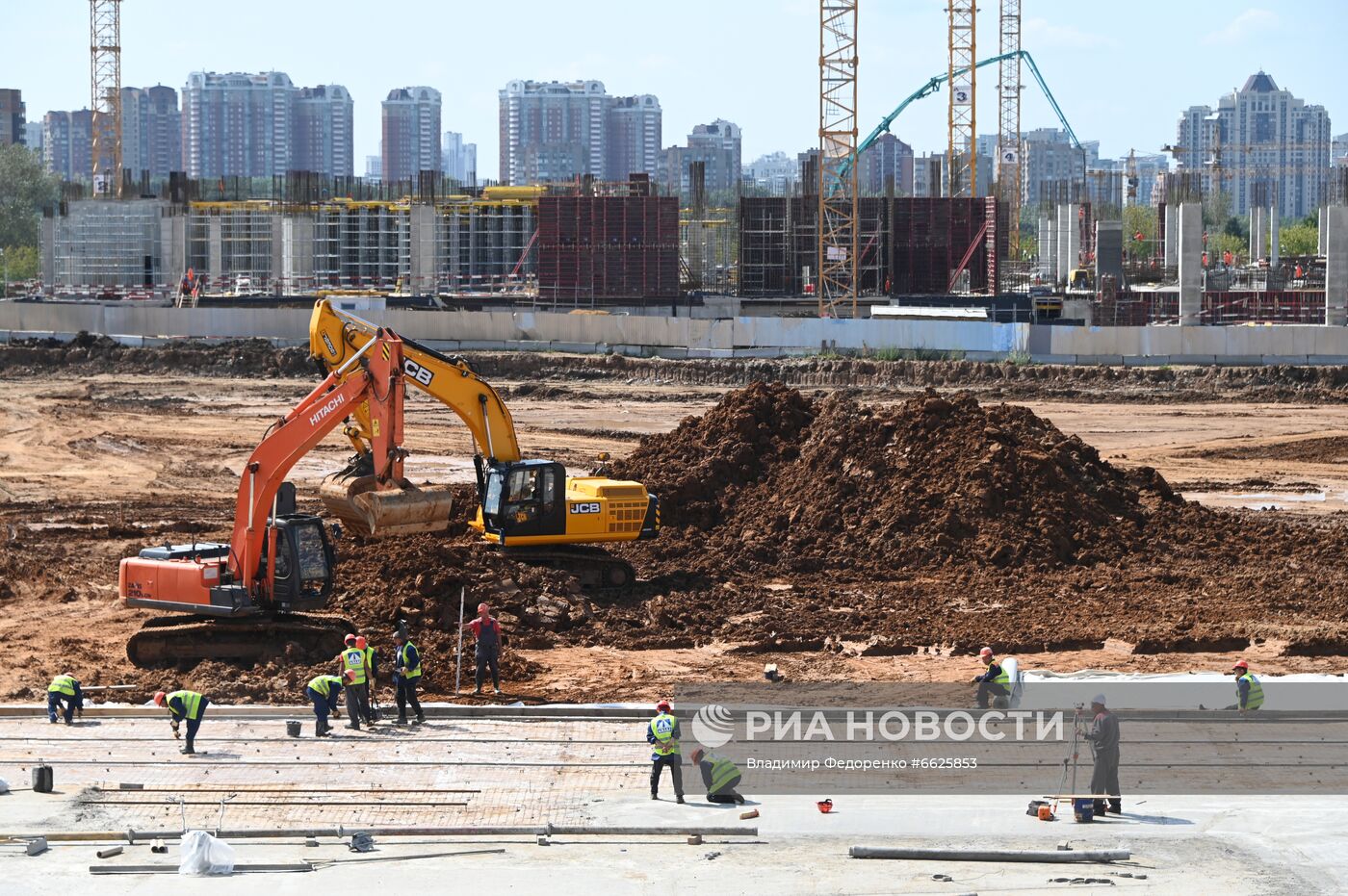 Строительство инновационного научно-технологического центра МГУ "Воробьевы горы"