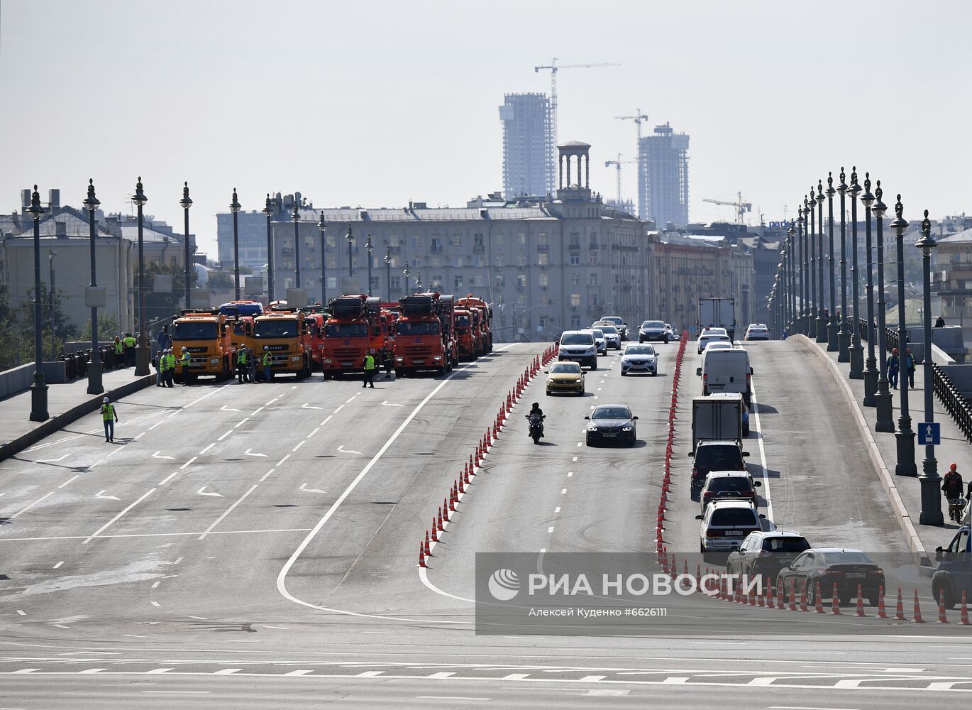 Открытие Большого Каменного моста после ремонта