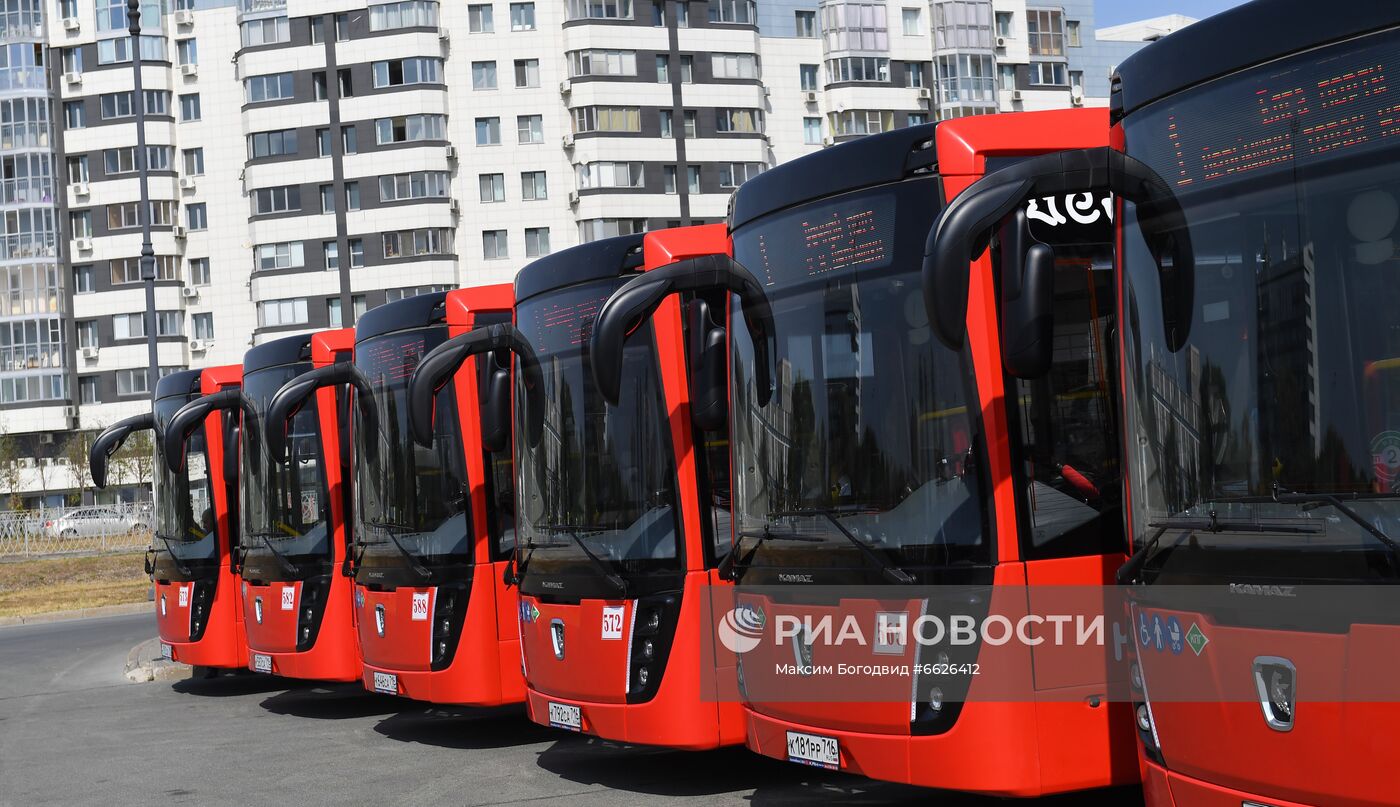 Презентация газомоторных автобусов "НефАЗ" в Казани