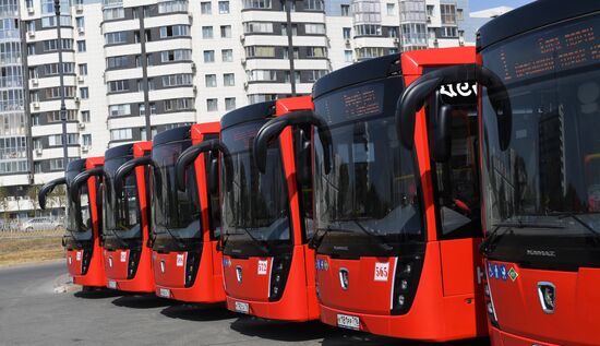 Презентация газомоторных автобусов "НефАЗ" в Казани