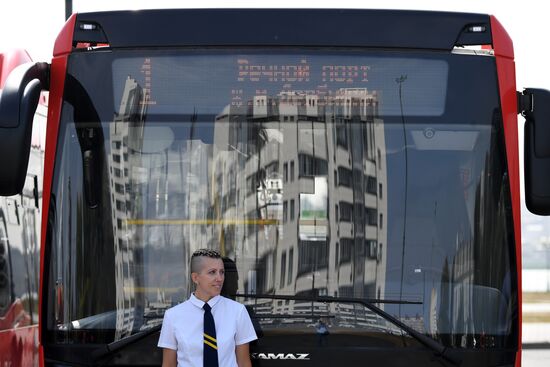 Презентация газомоторных автобусов "НефАЗ" в Казани