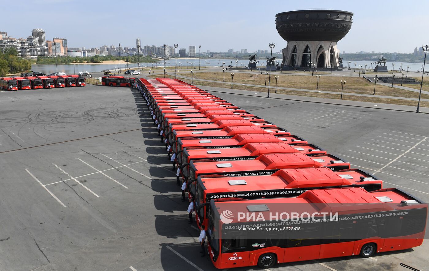 Презентация газомоторных автобусов "НефАЗ" в Казани